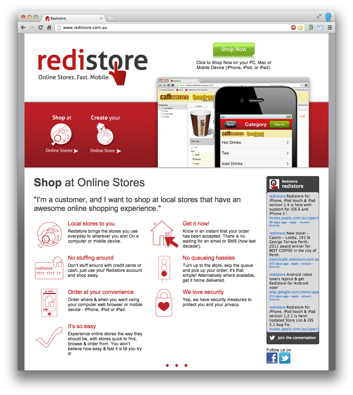 Redistore Web Site