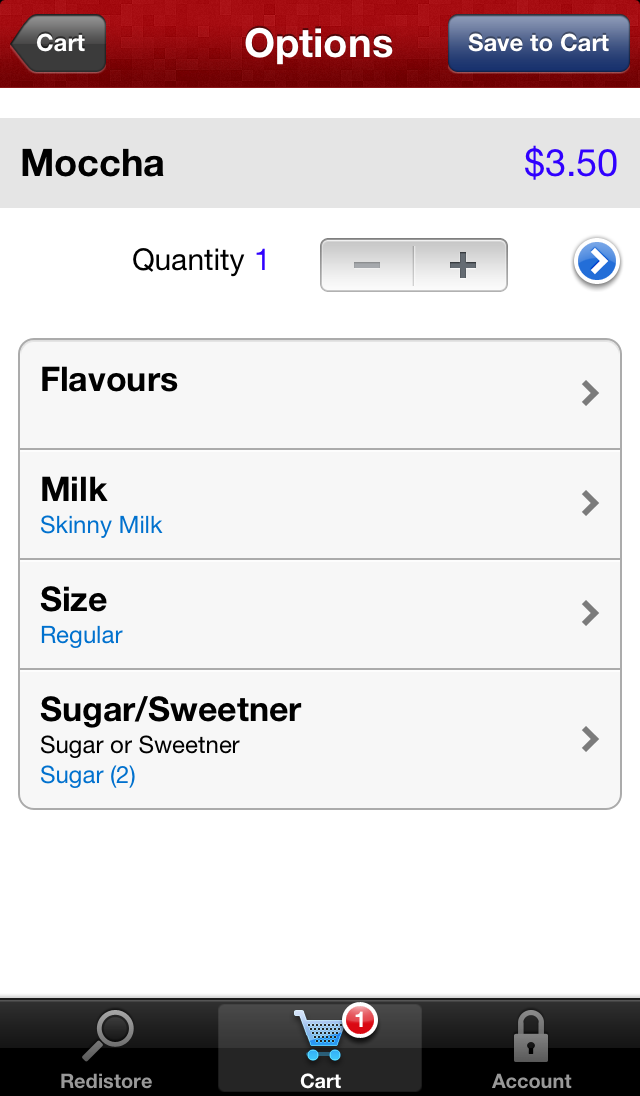 Redistore iPhone App