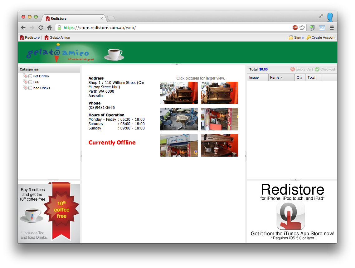 Redistore Web Site