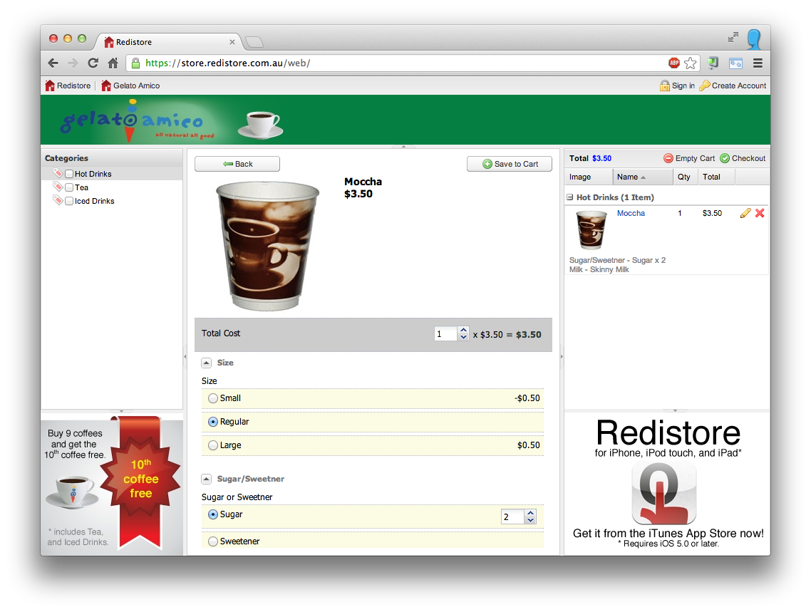 Redistore Web Site