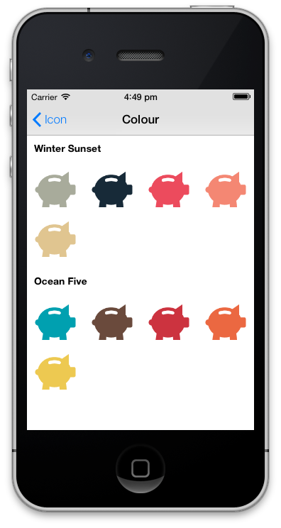 4. Item Icon Colour