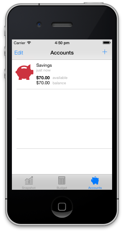 6. Item in List View
